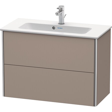 Duravit L-Cube One Door Floorstanding Vanity Unit Flannel Gray LC6751R9090